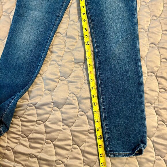 Madewell Mid-Rise Skinny Medium Wash Blue Jeans Women 26 - Picture 11 of 11